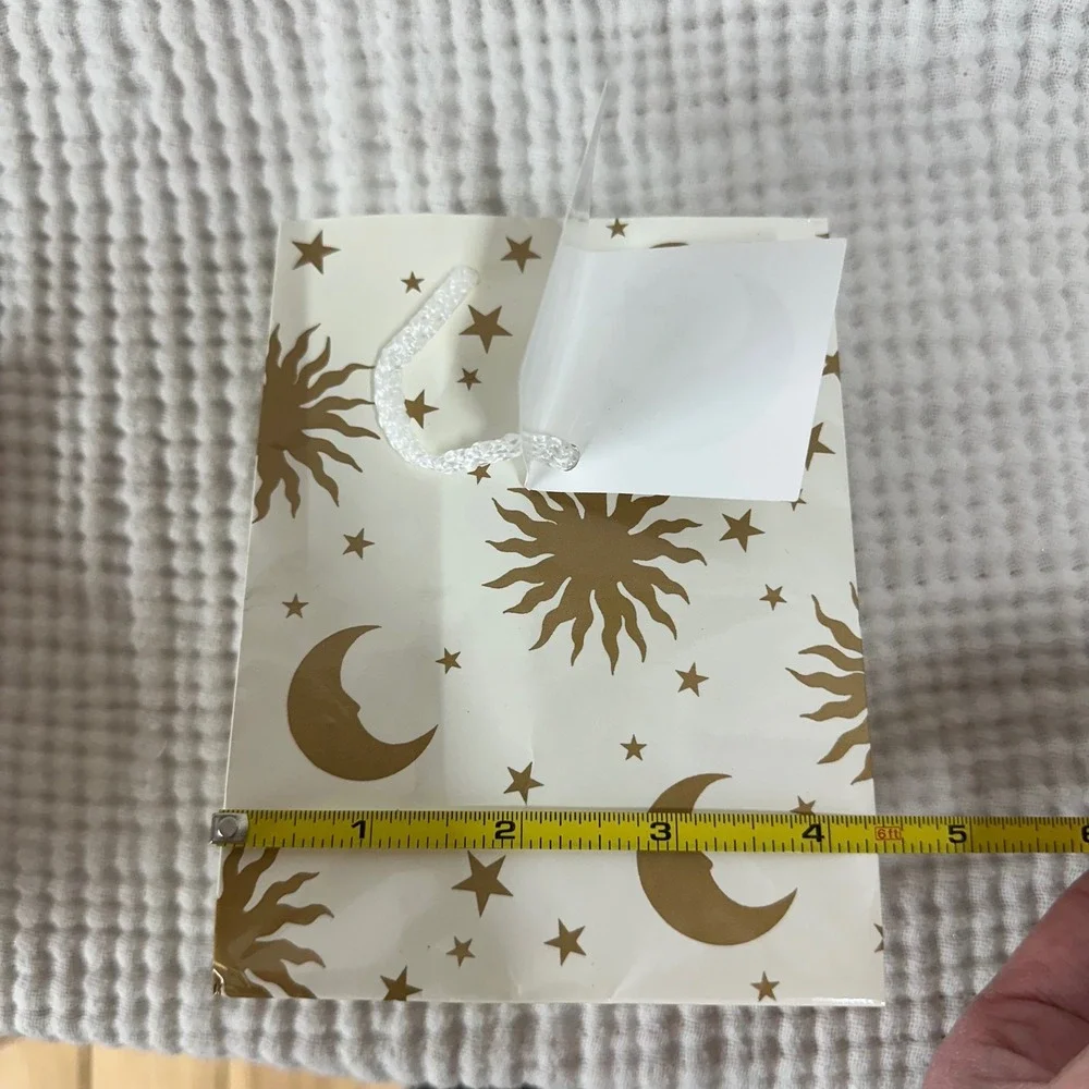 ©1996 90s VTG Jeanmarie Creations, Inc. Small Gift Bag celestial Sun moon stars